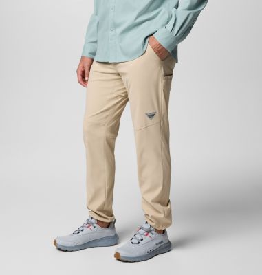 Men's PFG Shadowcaster Guide Pants, Color: Ancient Fossil, image 4