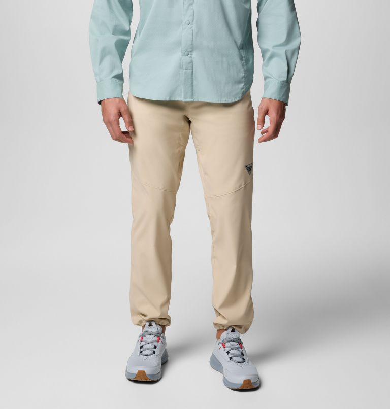 Men's PFG Shadowcaster Guide Pants, Color: Ancient Fossil, image 1