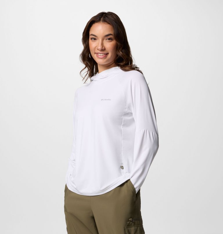 Women's Skien Valley Hoodie, Color: White, image 3