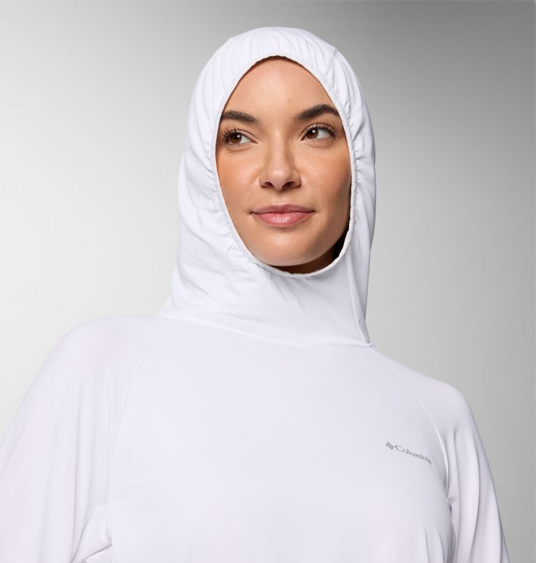 Women's Skien Valley Hoodie, Color: White, image 4