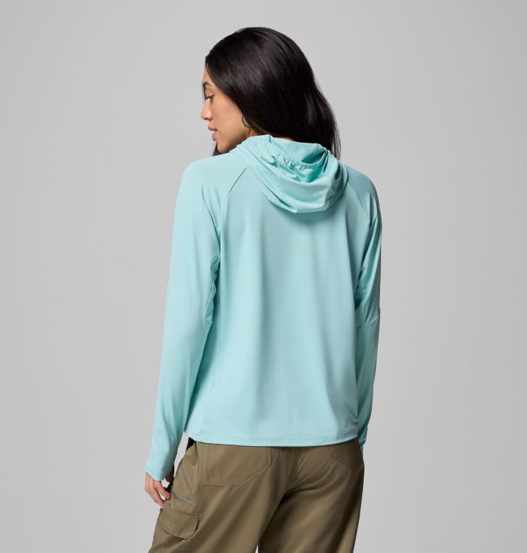 Women's Skien Valley Hoodie, Color: Spray, image 2