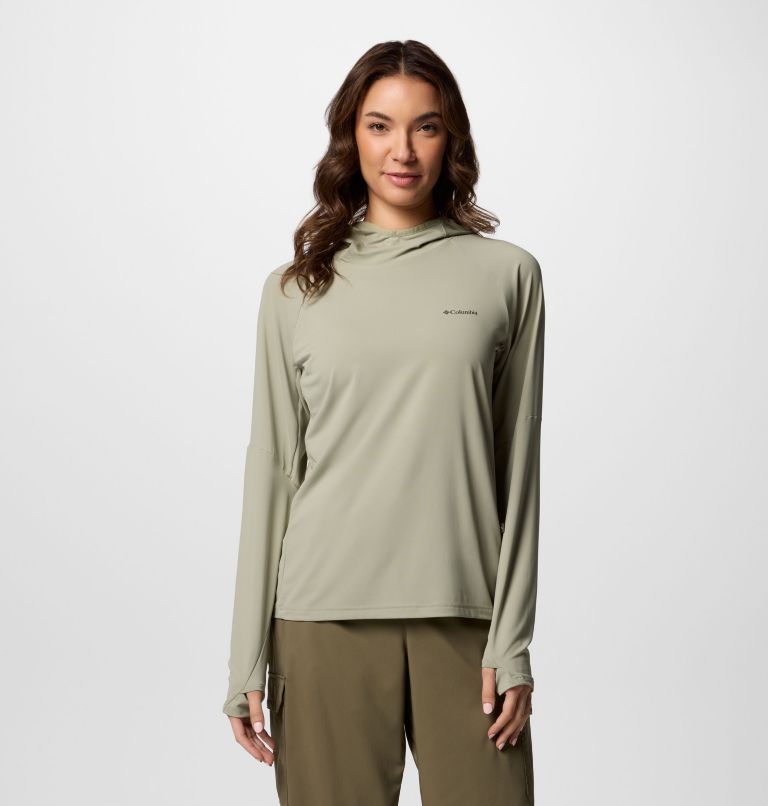 Women's Skien Valley Hoodie, Color: Safari, image 1