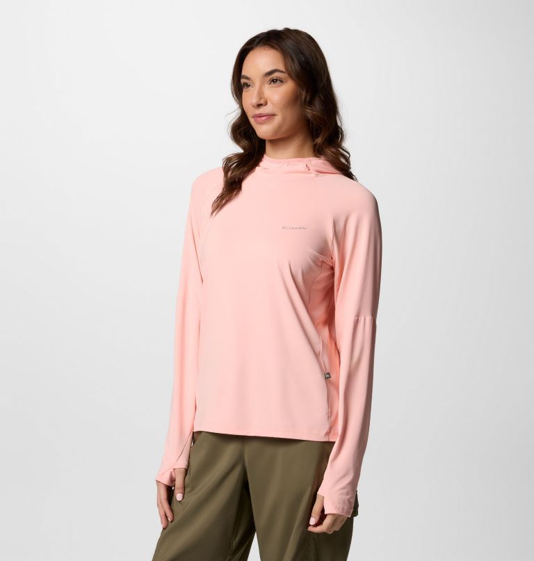 Women's Skien Valley Hoodie, Color: Pink Sand, image 3