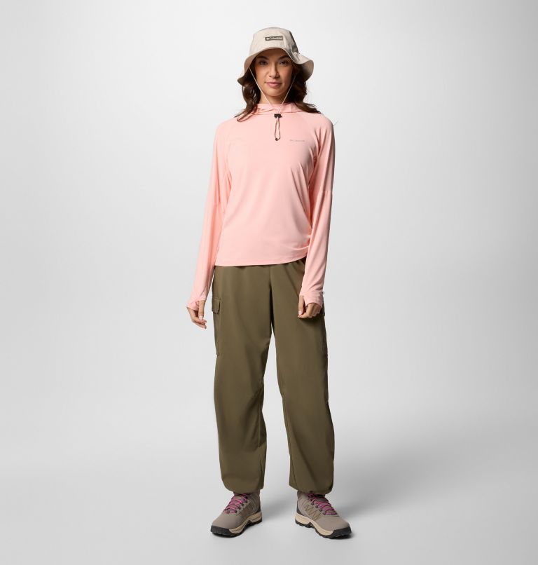 Women's Skien Valley Hoodie, Color: Pink Sand, image 8