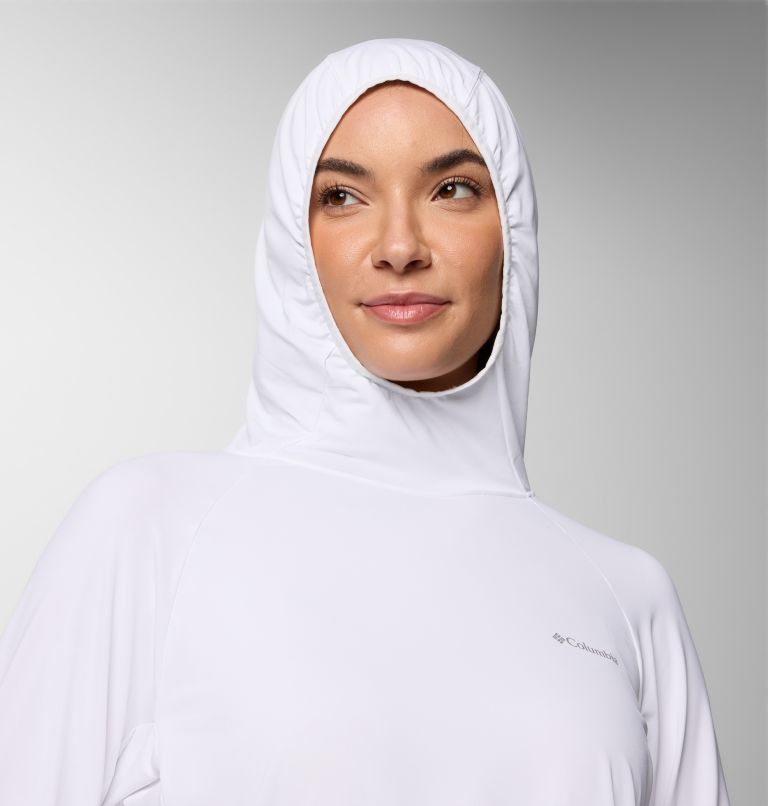 Women's Skien Valley Hoodie, Color: White, image 4