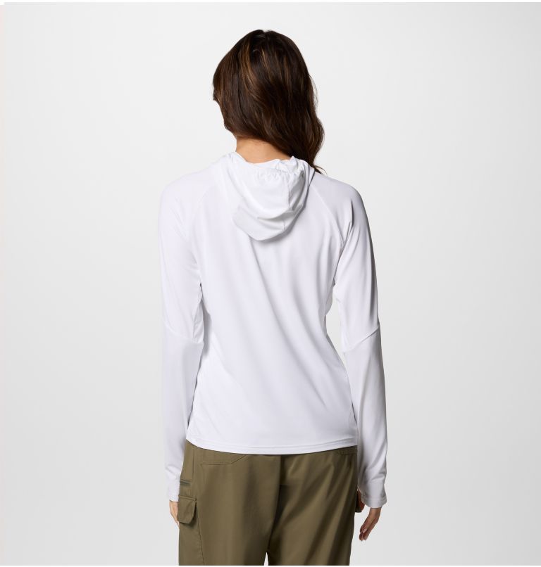 Women's Skien Valley Hoodie, Color: White, image 2