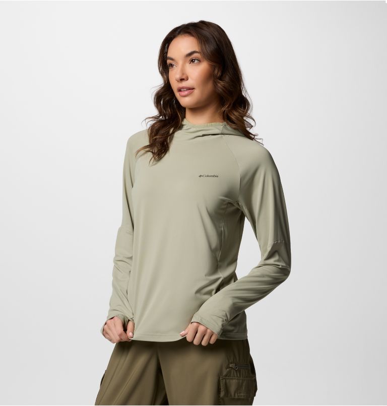 Women's Skien Valley Hoodie, Color: Safari, image 3