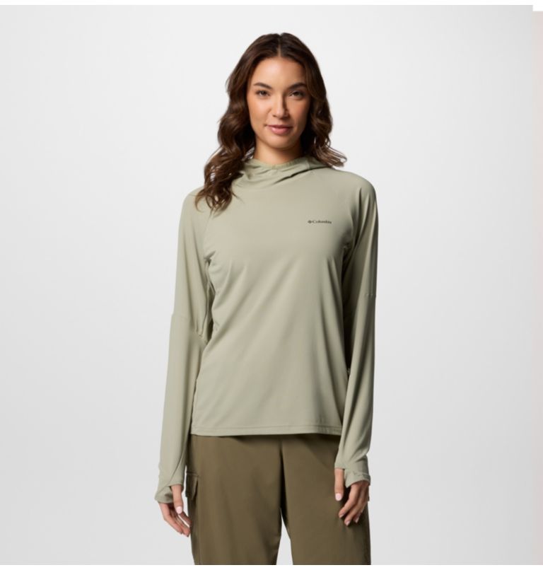 Women's Skien Valley Hoodie, Color: Safari, image 1