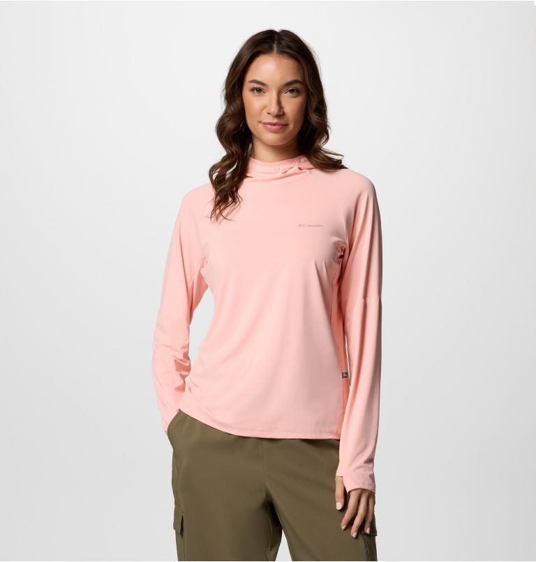Women's Skien Valley Hoodie, Color: Pink Sand, image 1