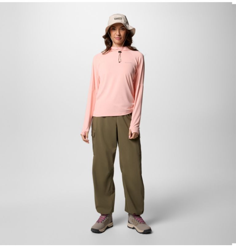 Women's Skien Valley Hoodie, Color: Pink Sand, image 7