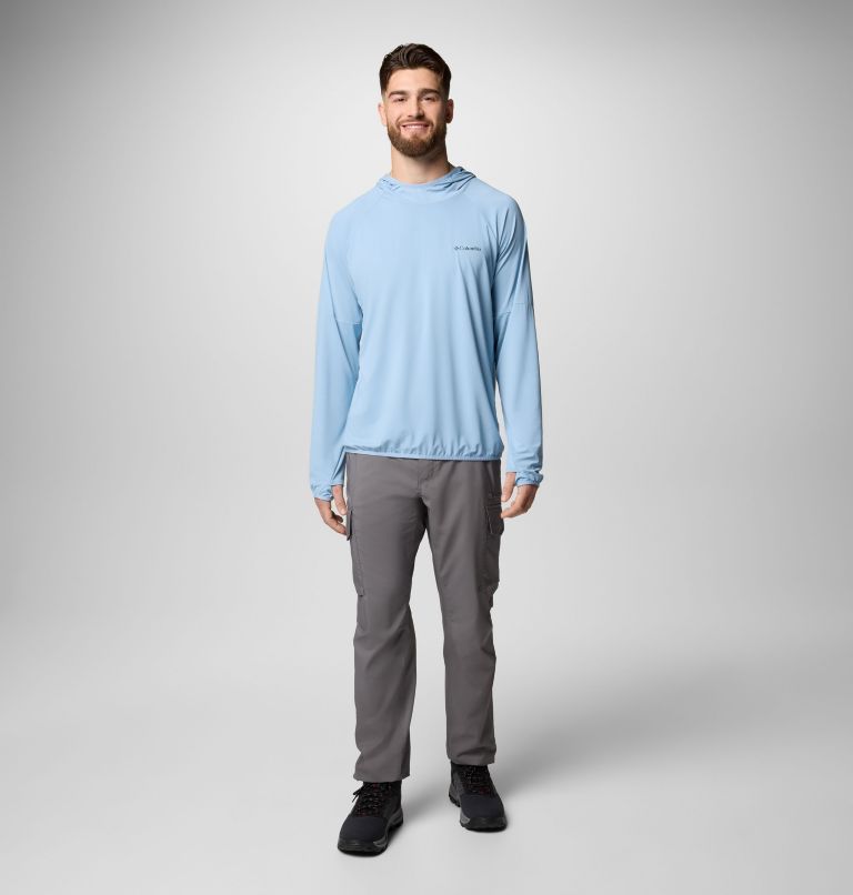 Men's Skien Valley Hoodie, Color: Ripple Blue, image 2