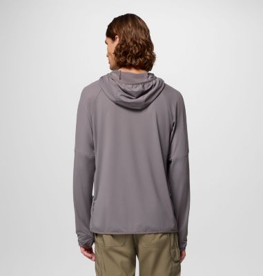 Felpa con cappuccio Skien Valley da uomo, Color: City Grey, image 3