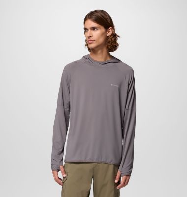 Men's Skien Valley Hoodie, Color: City Grey, image 1