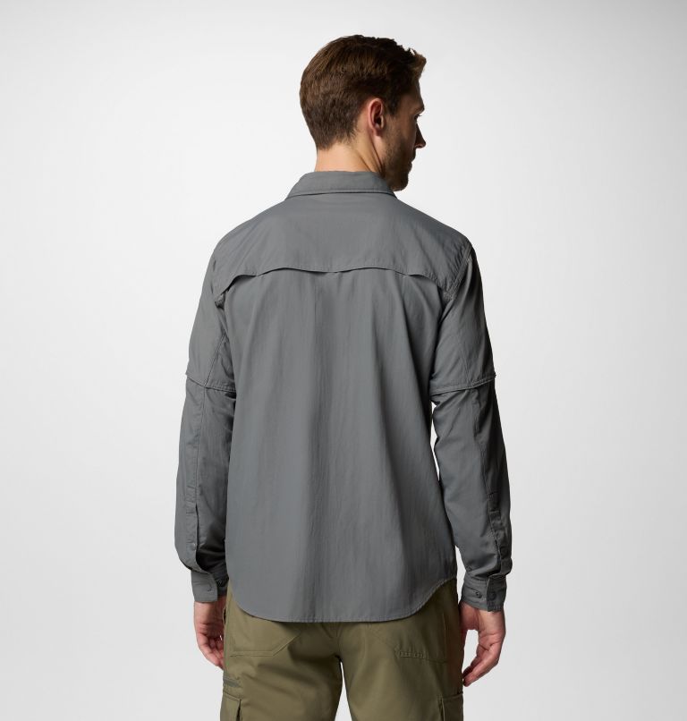 Men's Skien Valley Long Sleeve Shirt, Color: City Grey, image 3