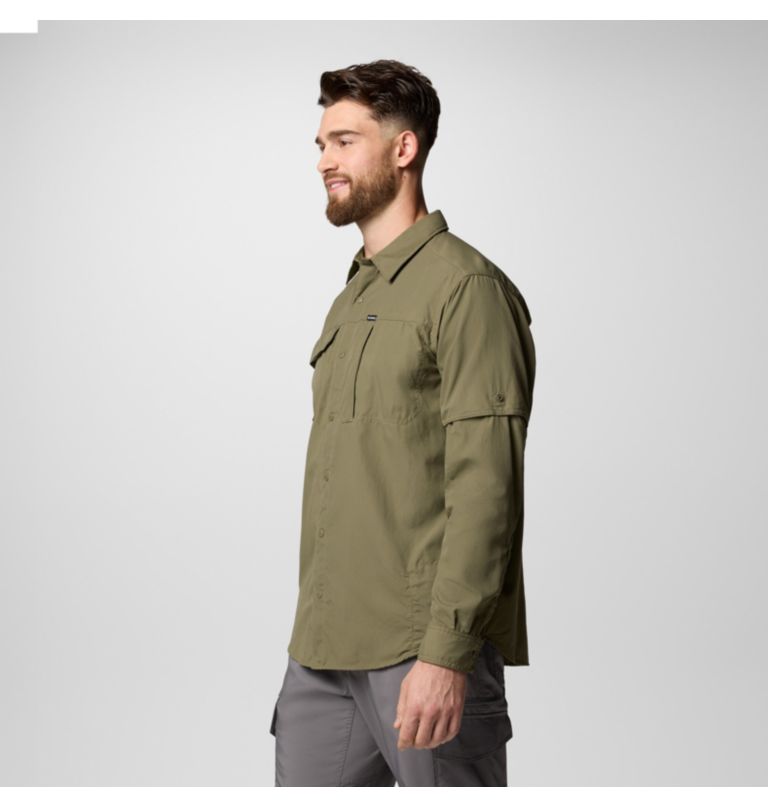 Men's Skien Valley Shirt, Color: Stone Green, image 4