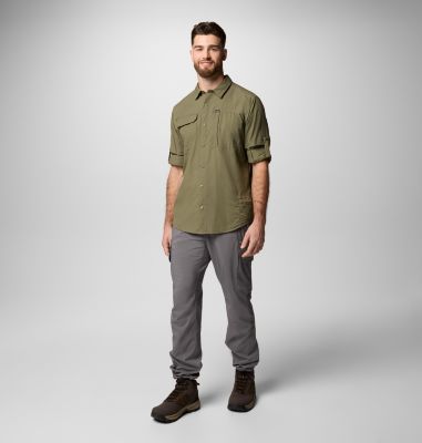 Men's Skien Valley Shirt, Color: Stone Green, image 2