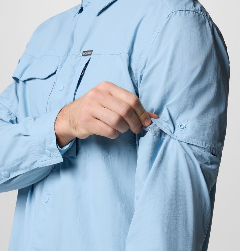 Men's Skien Valley Shirt, Color: Ripple Blue, image 7