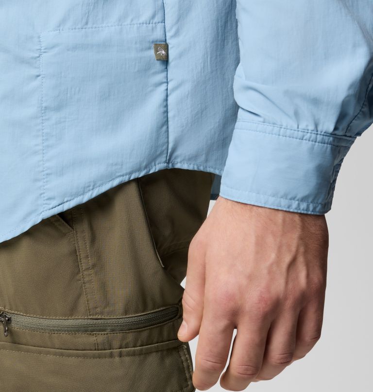 Men's Skien Valley Shirt, Color: Ripple Blue, image 8