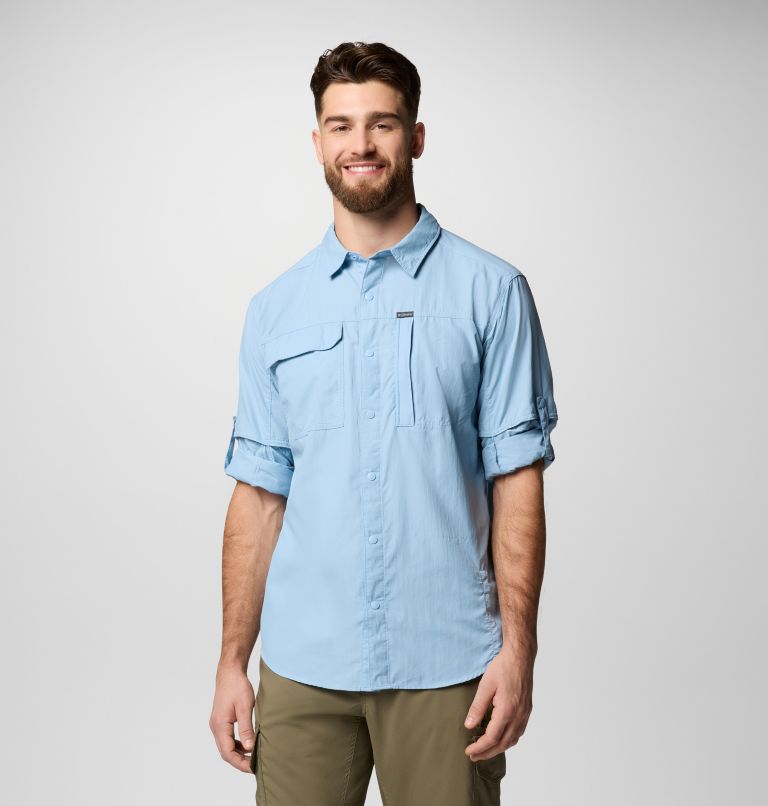 Men's Skien Valley Shirt, Color: Ripple Blue, image 9