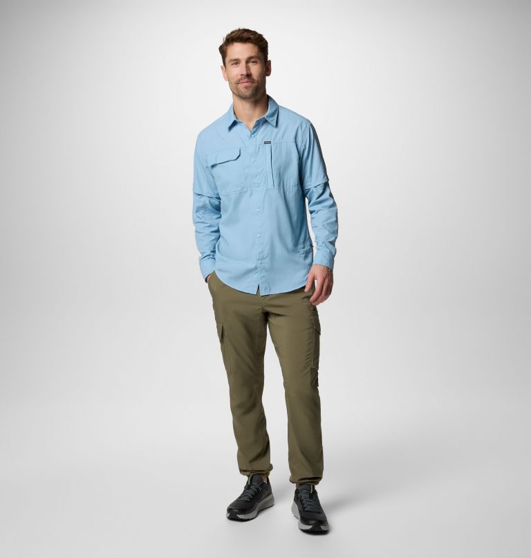 Men's Skien Valley Cargo Pants, Color: Stone Green, image 2