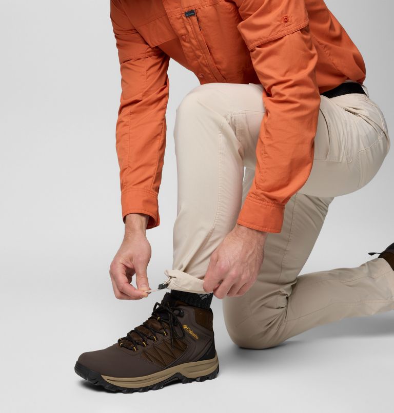 Men's Skien Valley Cargo Hiking Trousers, Color: Dark Stone, image 7