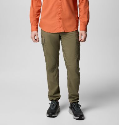Men's Skien Valley Cargo Hiking Trousers, Color: Stone Green, image 1