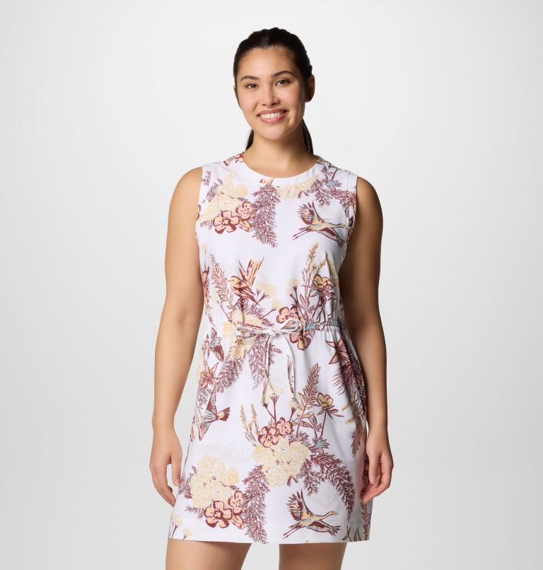 Women's Bogata Bay Printed Dress, Color: Sea Salt Outbacked, image 1