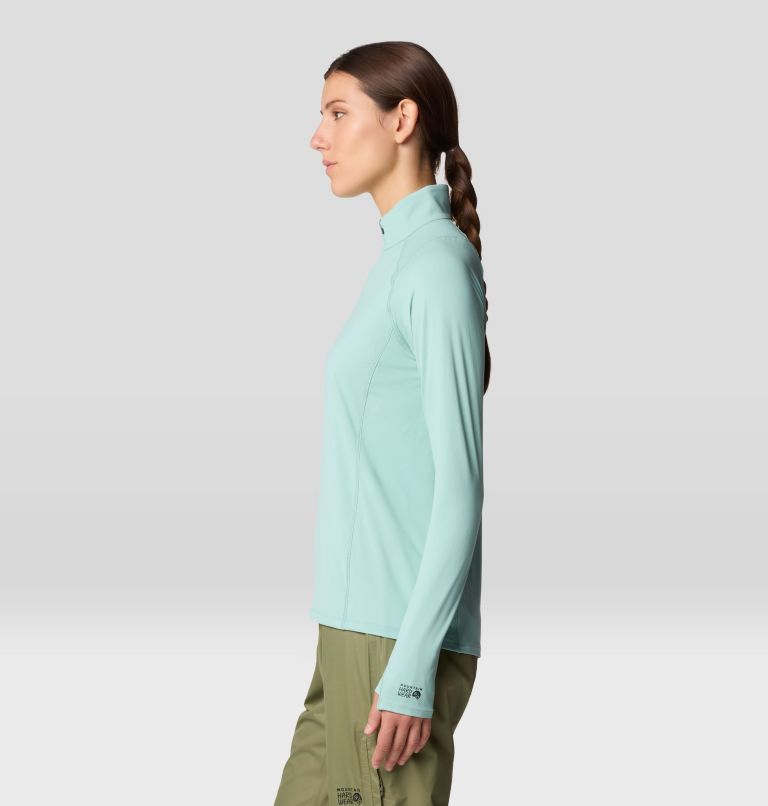 Women's Crater Lake 1/2 Zip, Color: Mineral Spring, image 4