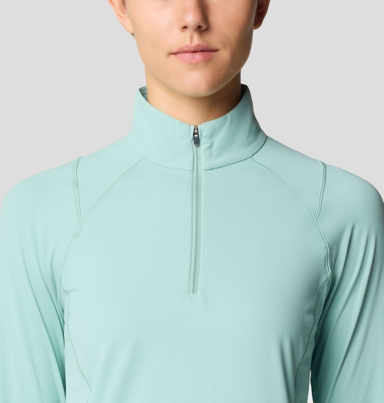 Women's Crater Lake 1/2 Zip, Color: Mineral Spring, image 5
