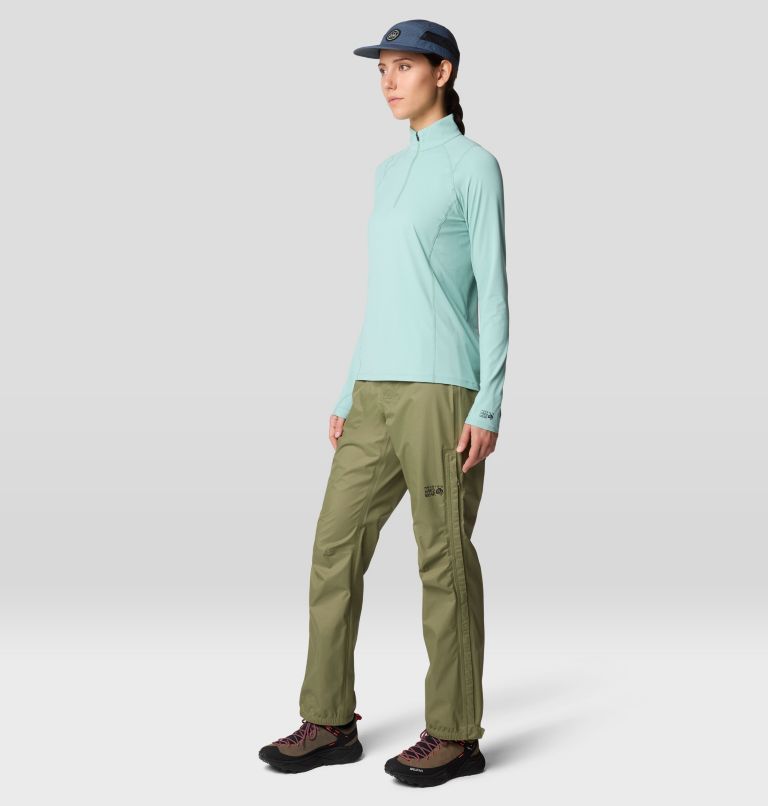 Women's Crater Lake 1/2 Zip, Color: Mineral Spring, image 2