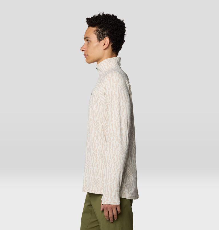 Men's Crater Lake 1/2 Zip, Color: Stone Digidaze Print, image 4