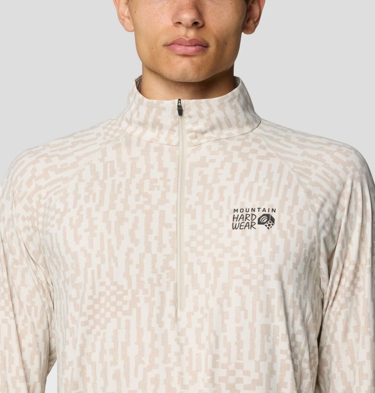 Men's Crater Lake 1/2 Zip, Color: Stone Digidaze Print, image 5