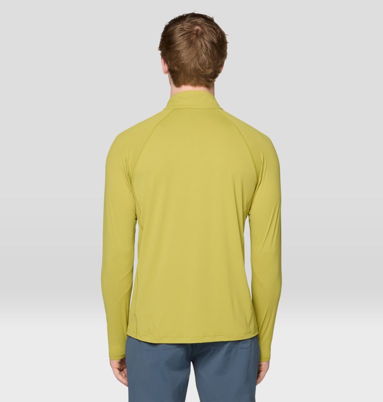 Men's Crater Lake 1/2 Zip, Color: Moon Moss, image 2