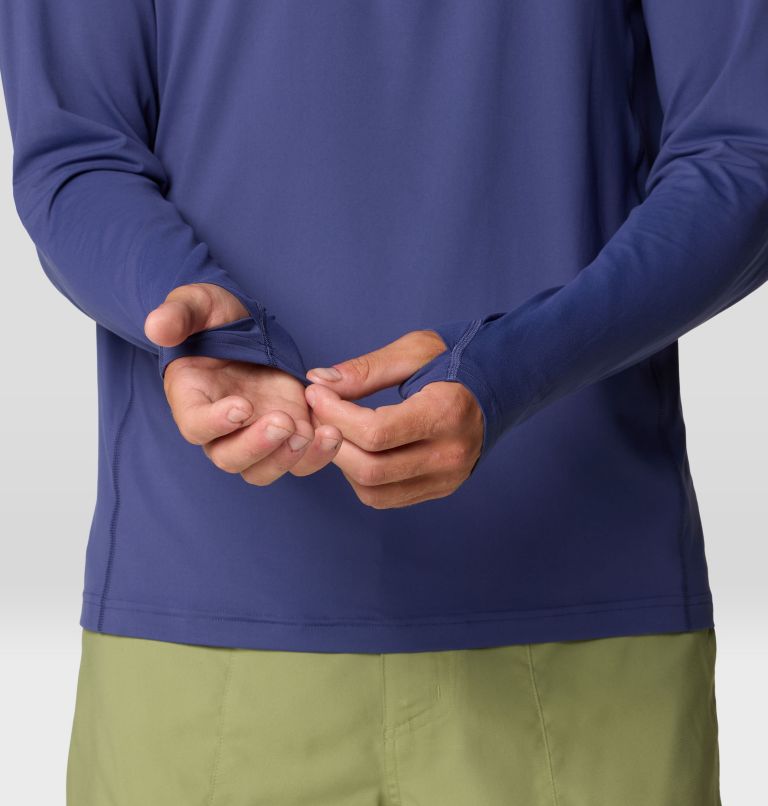 Men's Crater Lake 1/2 Zip, Color: Lapis Dusk, image 6