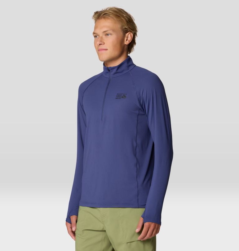 Men's Crater Lake 1/2 Zip, Color: Lapis Dusk, image 2