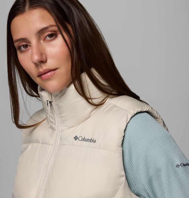 Women's Puffect Insulated Puffer Gilet, Color: Dark Stone, image 6
