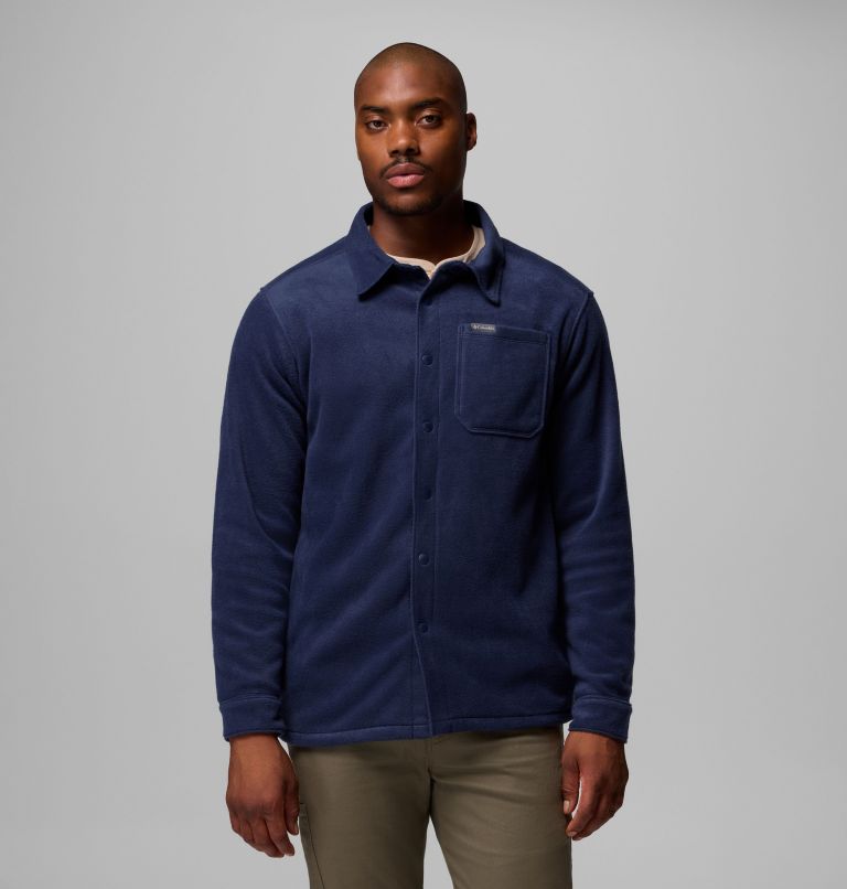 Men's Steens Mountain Solid Shirt Jacket, Color: Collegiate Navy, image 1