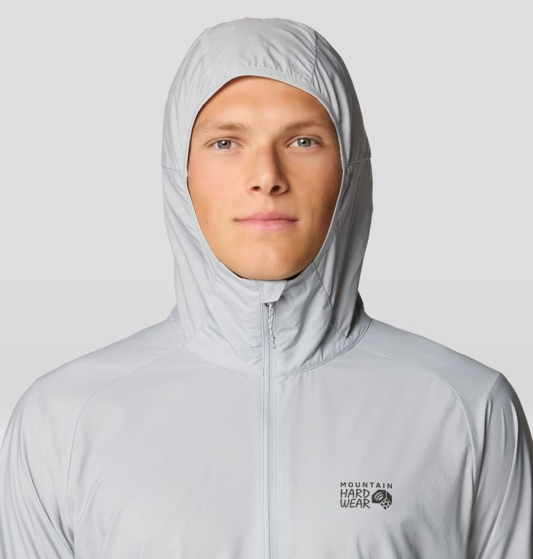 Men's Kor AirShell Hoody, Color: Glacial, image 4
