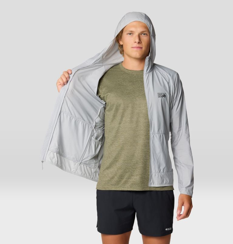 Men's Kor AirShell Hoody, Color: Glacial, image 7