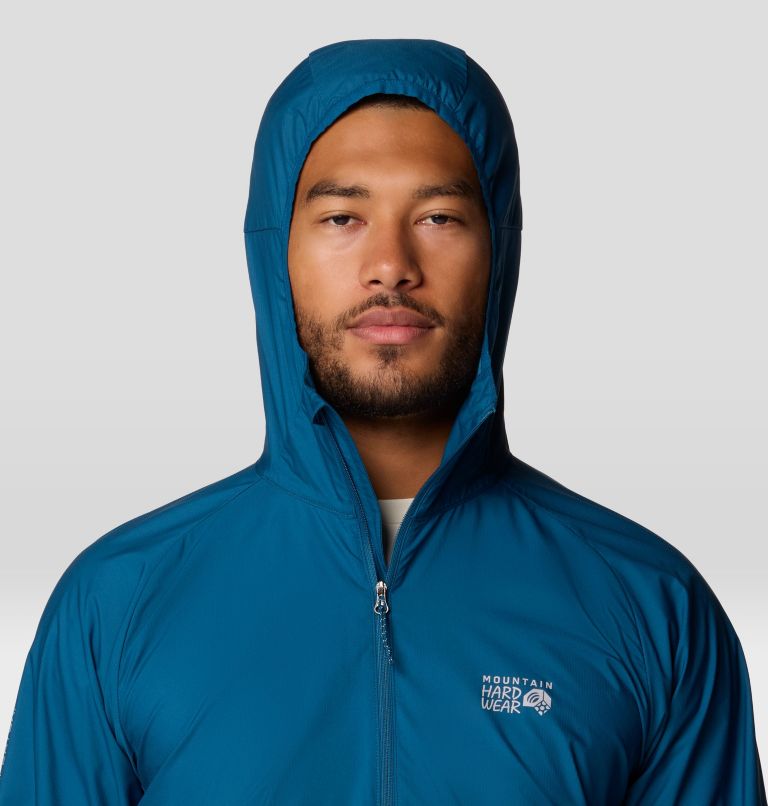 Men's Kor AirShell Hoody, Color: Dark Caspian, image 6