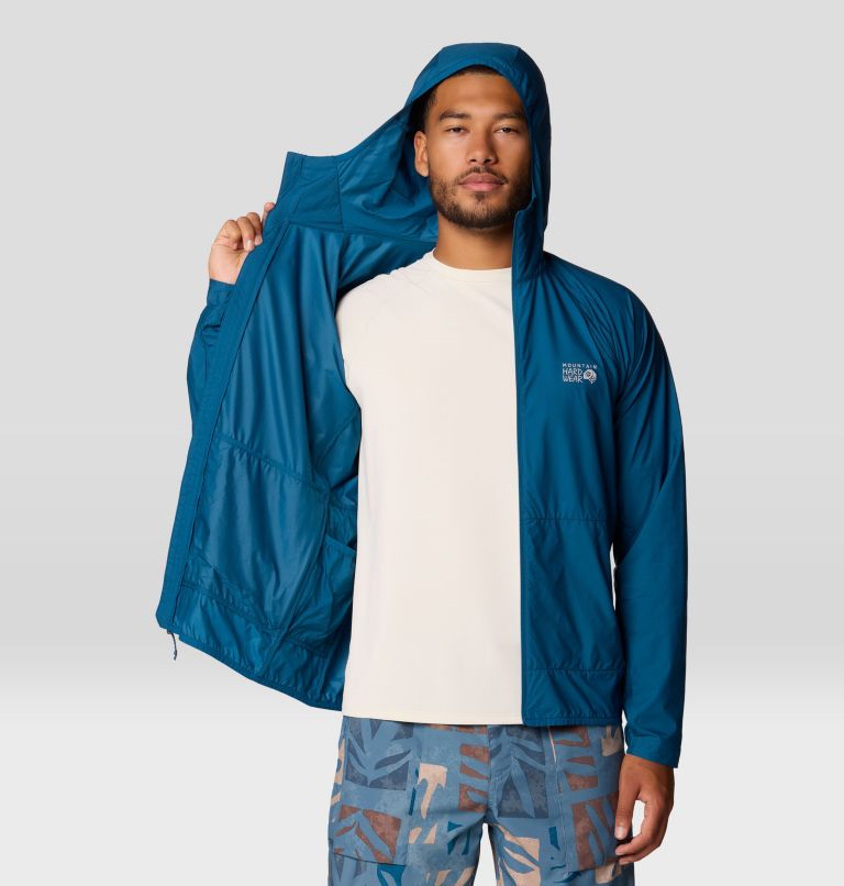 Men's Kor AirShell Hoody, Color: Dark Caspian, image 7