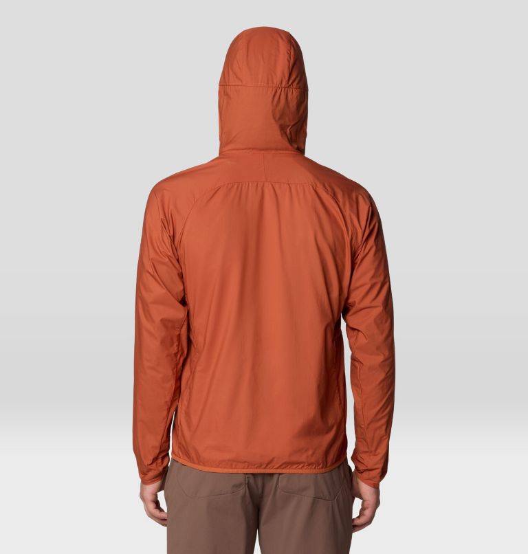 Men's Kor AirShell Hoody, Color: Raw Carnelian, image 3