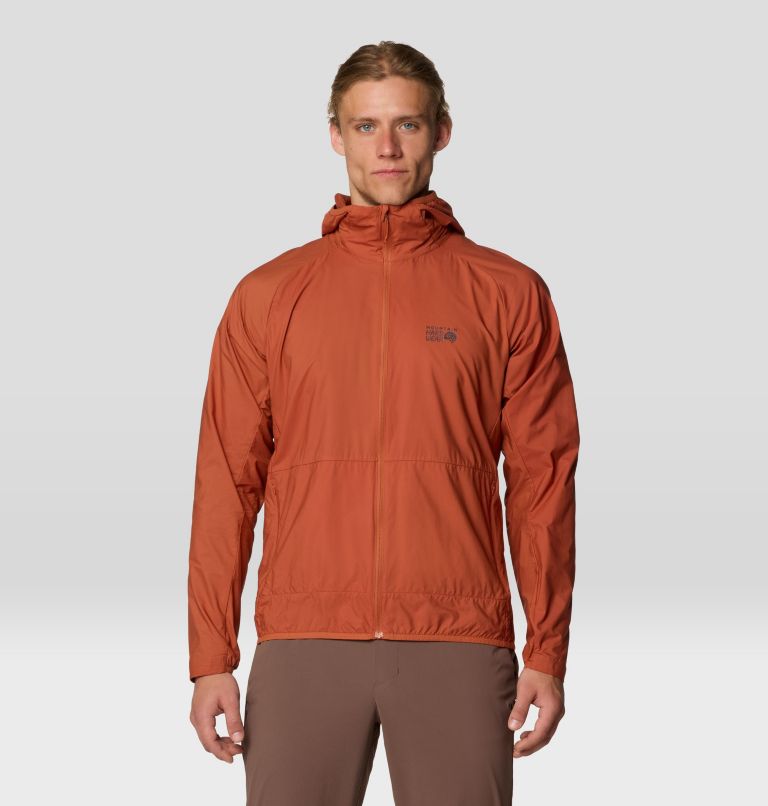 Men's Kor AirShell Hoody, Color: Raw Carnelian, image 1