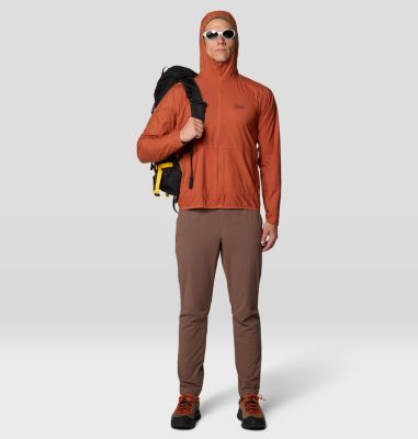 Men's Kor AirShell Hoody, Color: Raw Carnelian, image 14