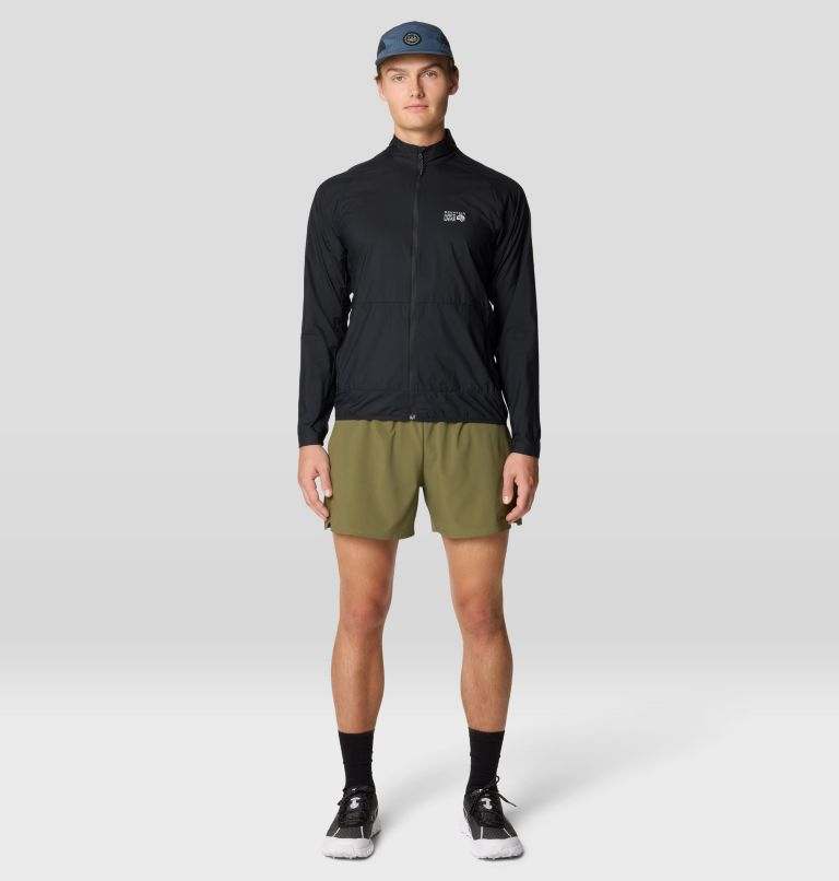 Men's Kor AirShell Full Zip Jacket, Color: Black, image 2