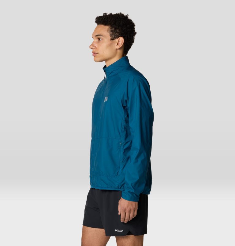Men's Kor AirShell Full Zip Jacket, Color: Dark Caspian, image 3