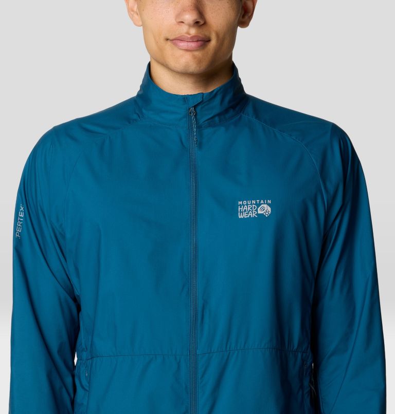 Men's Kor AirShell Full Zip Jacket, Color: Dark Caspian, image 4