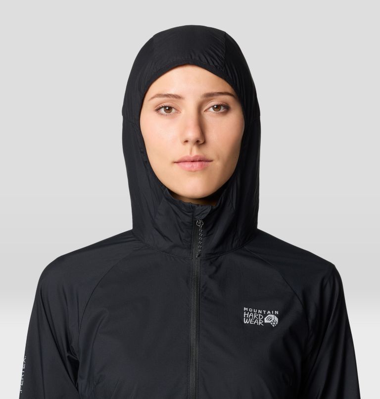 Women's Kor AirShell Hoody, Color: Black, image 5