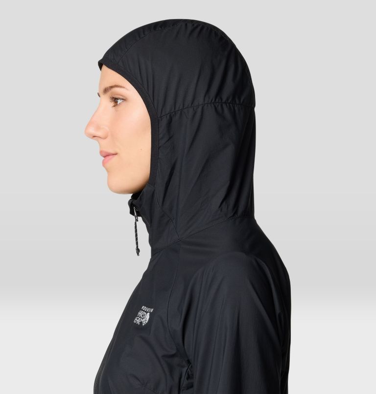 Women's Kor AirShell Hoody, Color: Black, image 6
