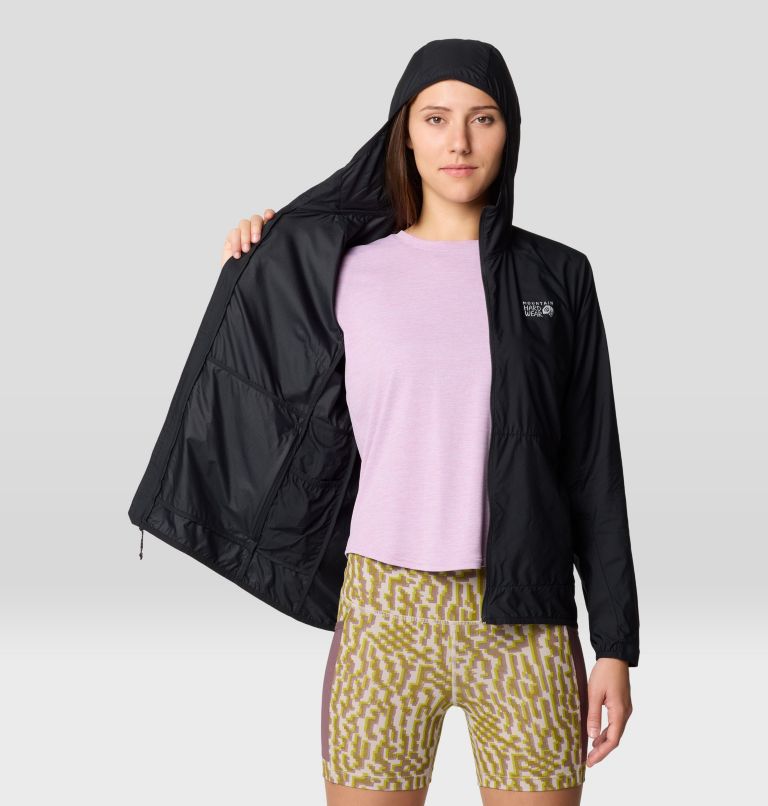 Women's Kor AirShell Hoody, Color: Black, image 8